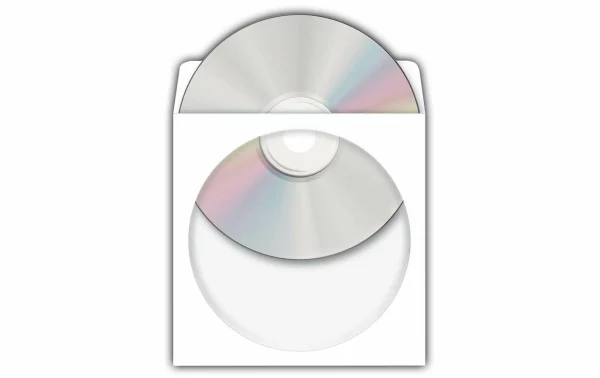 Herma Housse Pochettes De CD / DVD En Papier, 100 Pièces – Conservation mode pas cher 1
