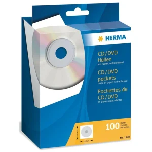 Herma Housse Pochettes De CD / DVD En Papier, 100 Pièces – Conservation mode pas cher 6