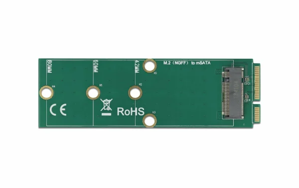 shopping pas cher DeLock Adaptateur MSATA – M.2 Key-B SATA SSD – Accessoires Supports De Mémoire 4