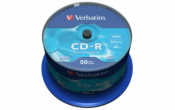 VERBATIM CD-R 0.7 GB, Tour (50 Pièce/s) – Disques Livraison internationale 1