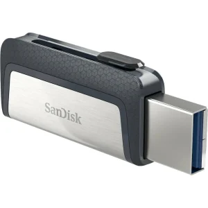 excellents soldes SanDisk Clé USB Ultra Dual Drive USB Type-C 128 GB – Sticks USB 7